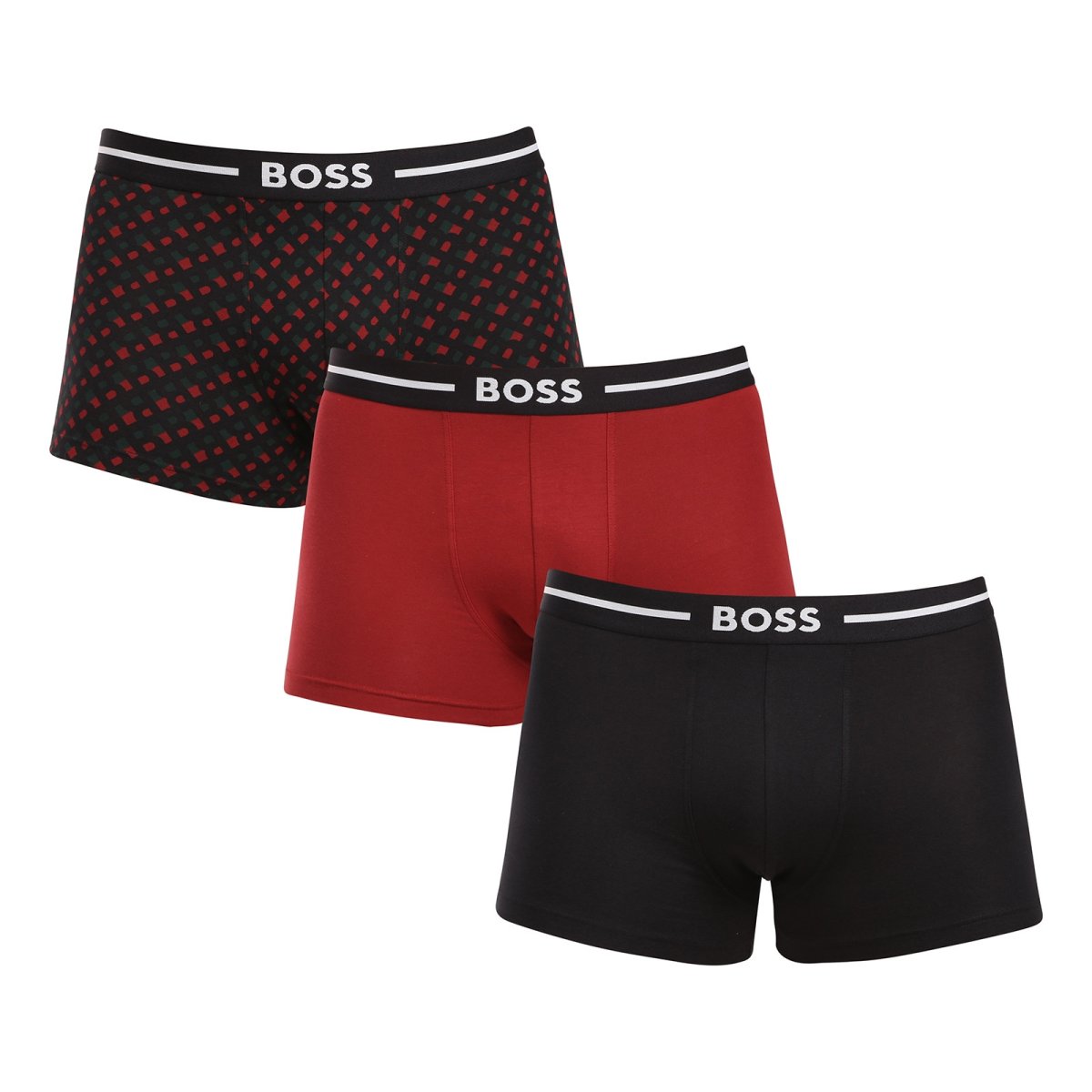 BOSS 3PACK pánské boxerky vícebarevné (50517836 977) L BOSS