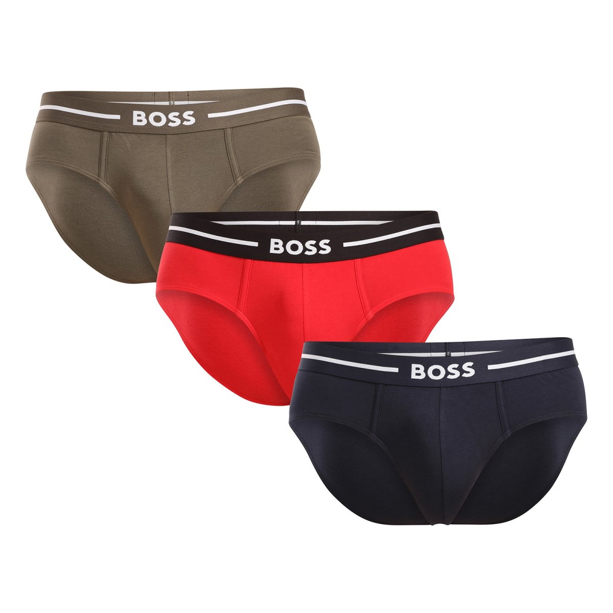 BOSS 3PACK pánské slipy vícebarevné (50517808 976) L BOSS