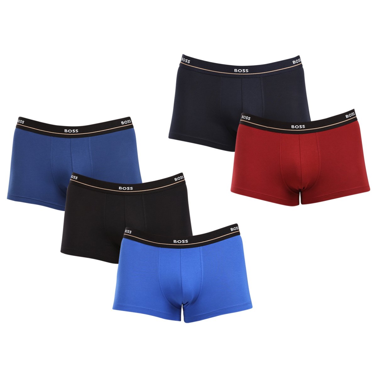 BOSS 5PACK pánské boxerky vícebarevné (50517854 972) XL BOSS