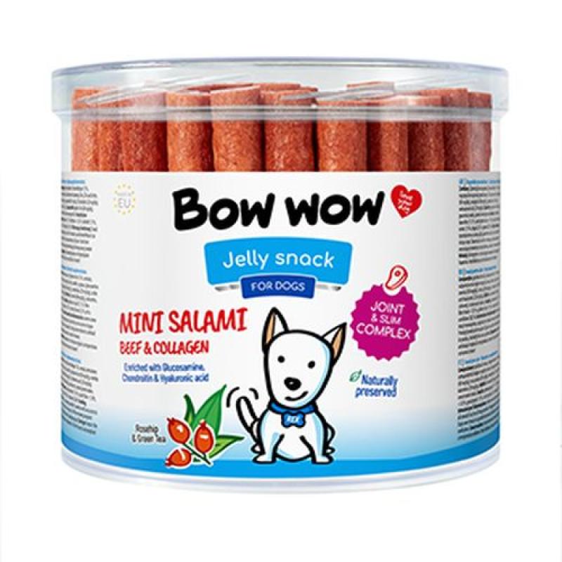 BOW WOW Mini uherské salámky s kolagenem 12cm 1ks BOW WOW