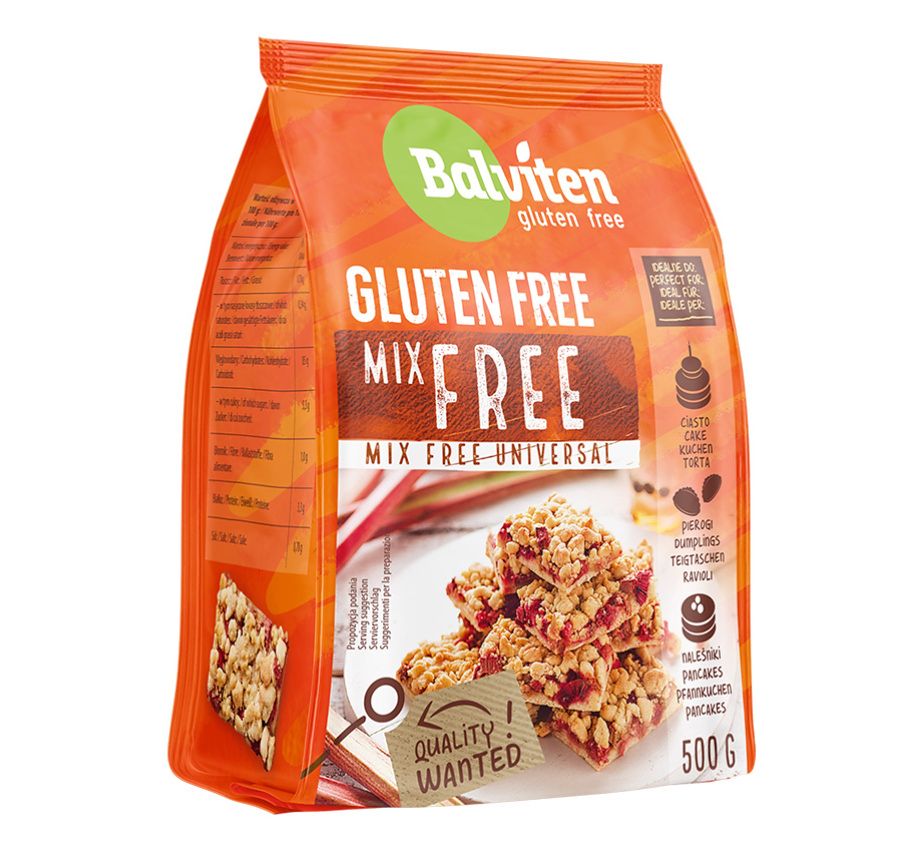 Balviten Mix Free Universal bezlepková univerzální mouka 500 g Balviten