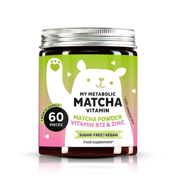 Bears With Benefits My Metabolic Matcha vitaminy pro podporu metabolismu 60 ks Bears With Benefits