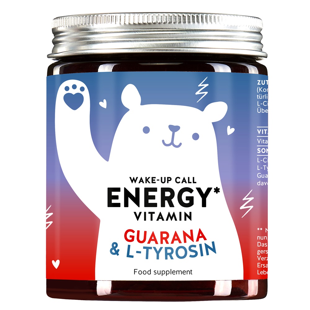 Bears With Benefits Wake-Up Call Energy s guaranou & vitamínem B6 60 ks Bears With Benefits