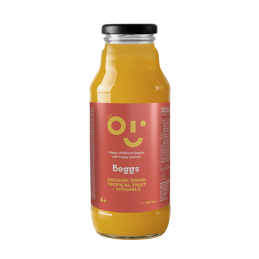 Beggs BIO Nápoj tropické ovoce 4m+ 300 ml Beggs