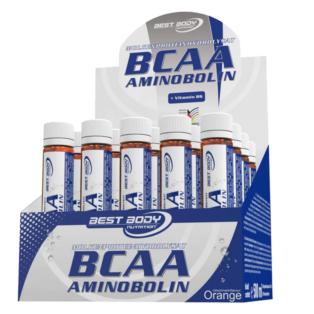 Best Body BCAA aminobolin 20 x 25ml - pomeranč Best Body