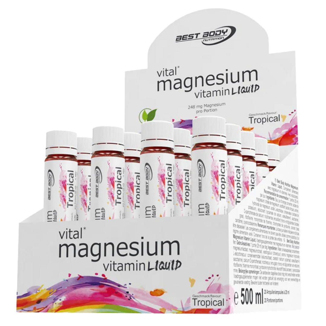 Best Body Magnesium vitamin ampoules 20 x 25ml - tropical Best Body