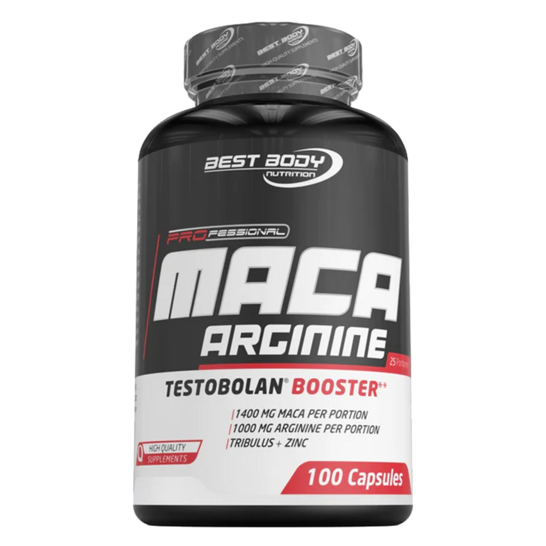 Best Body Professional Maca Arginine testobolan booster - 100 kapslí Best Body