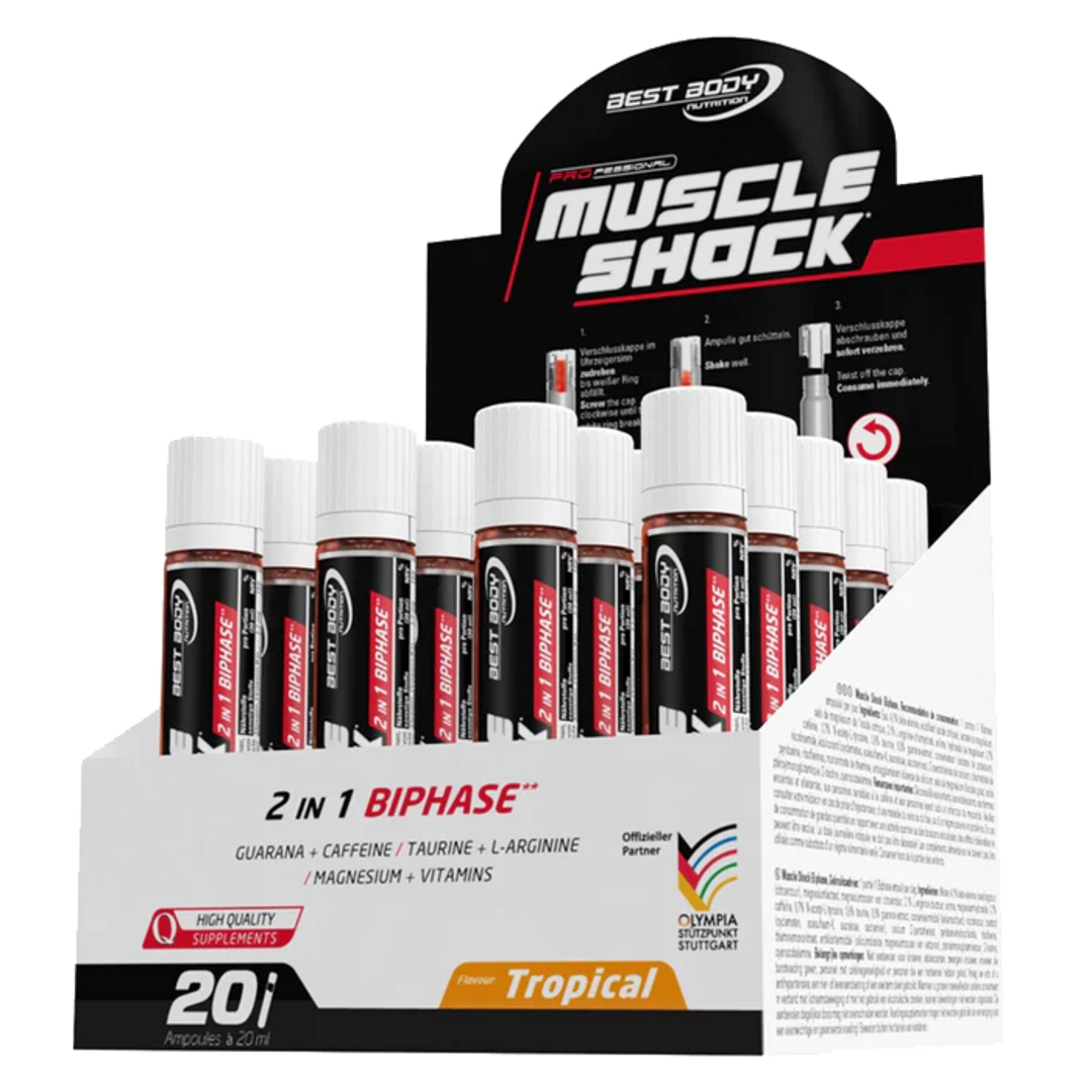 Best Body Professional Muscle shock 2in1 20 x 20ml - tropical Best Body