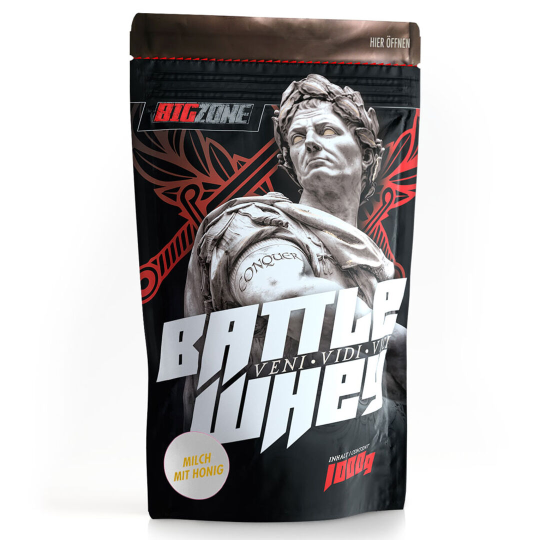 Big Zone Battle Whey 1000g - lískový oříšek