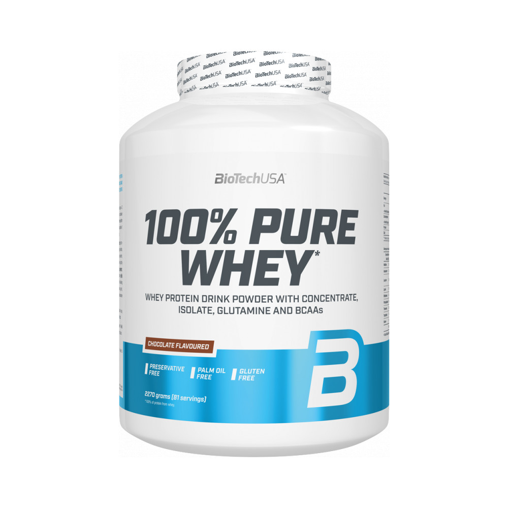 BioTech USA 100% Pure Whey 2270g - banán BioTech USA