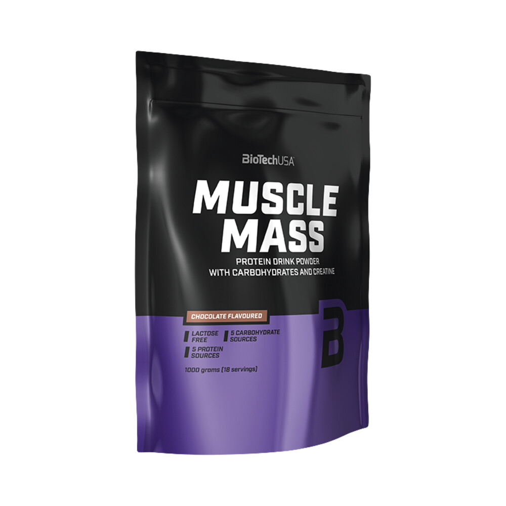 BioTech USA Muscle Mass 1000g - čokoláda BioTech USA