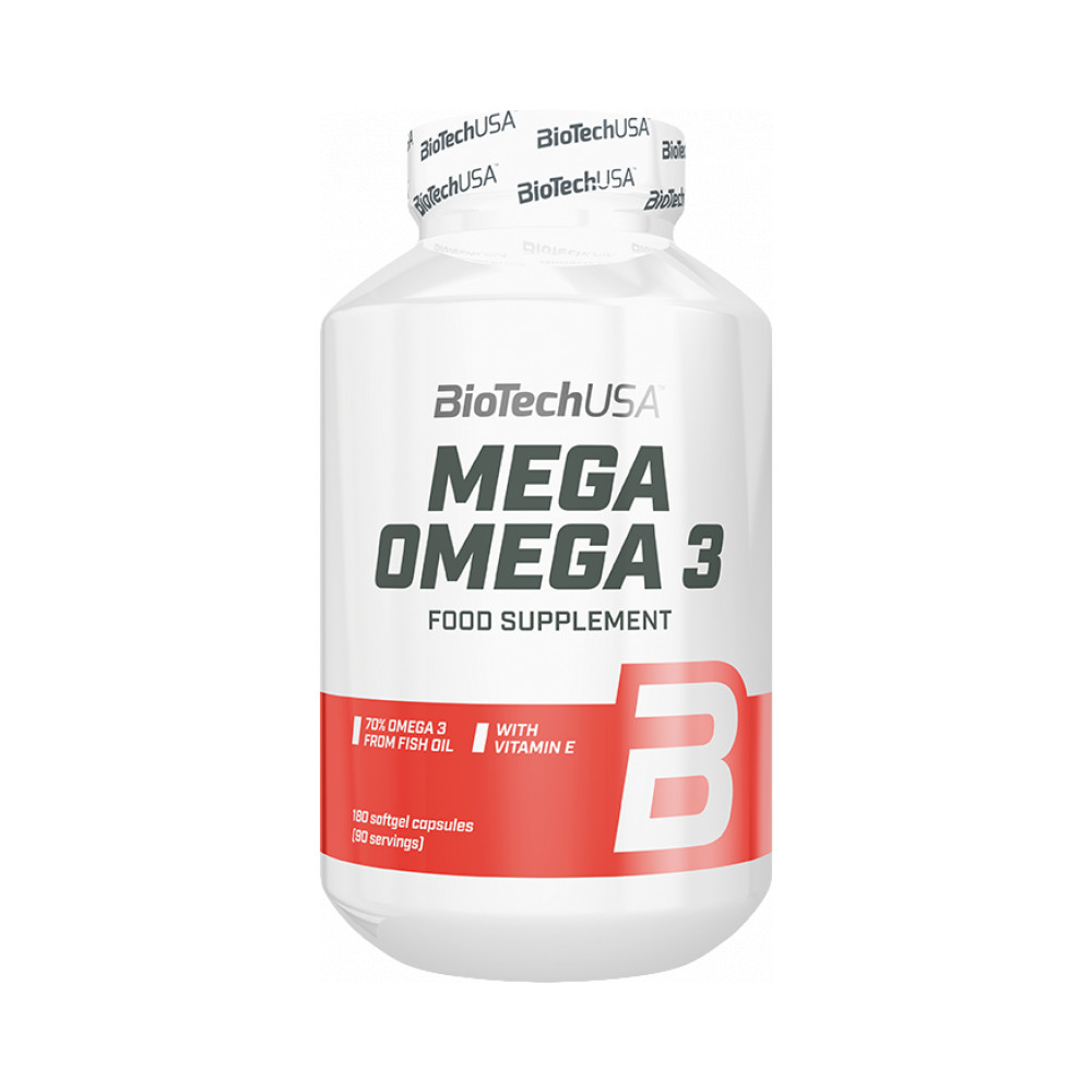 BioTech USA Omega 3 - 180 kapslí BioTech USA