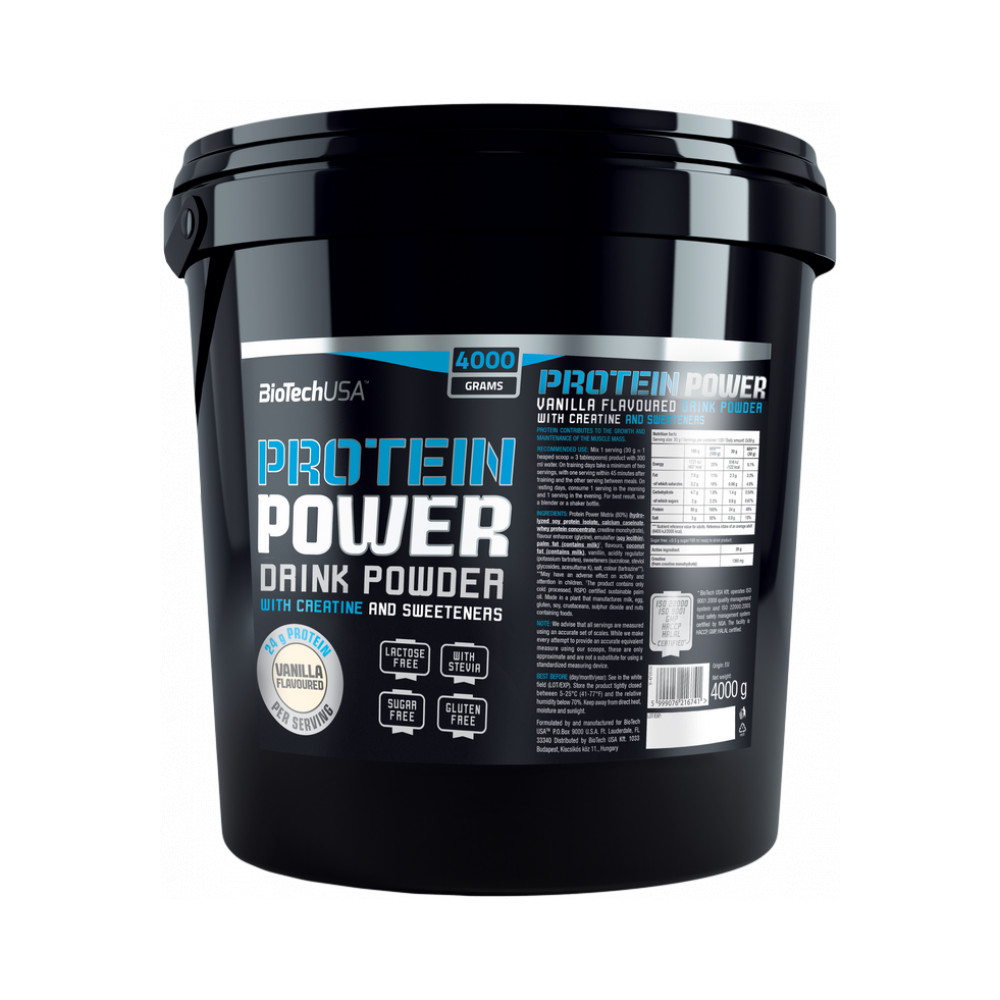 BioTech USA Protein Power 4000g - čokoláda BioTech USA