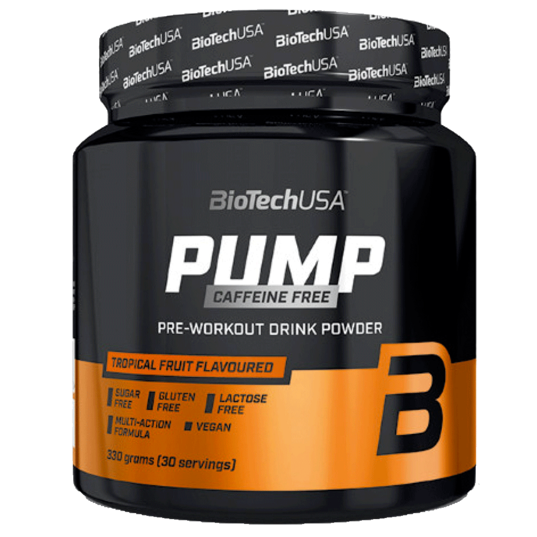 BioTech USA Pump Caffeine Free 330g - citrónový čaj BioTech USA