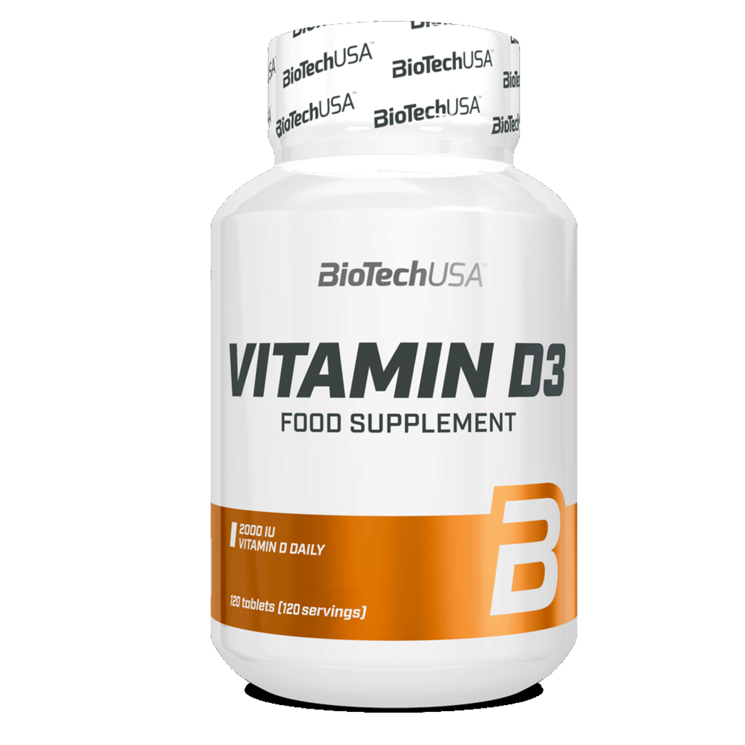 BioTech USA Vitamin D3 - 120 tablet BioTech USA