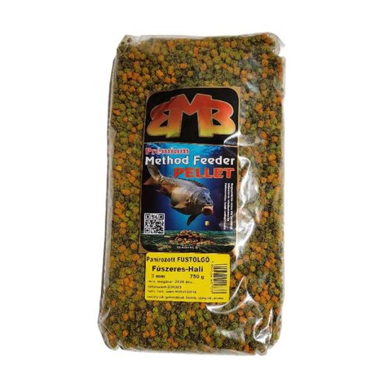 Buki MIX Oblakotvorný Method Feeder Pelet 3mm/ 750g Halibut- kořeněný Buki