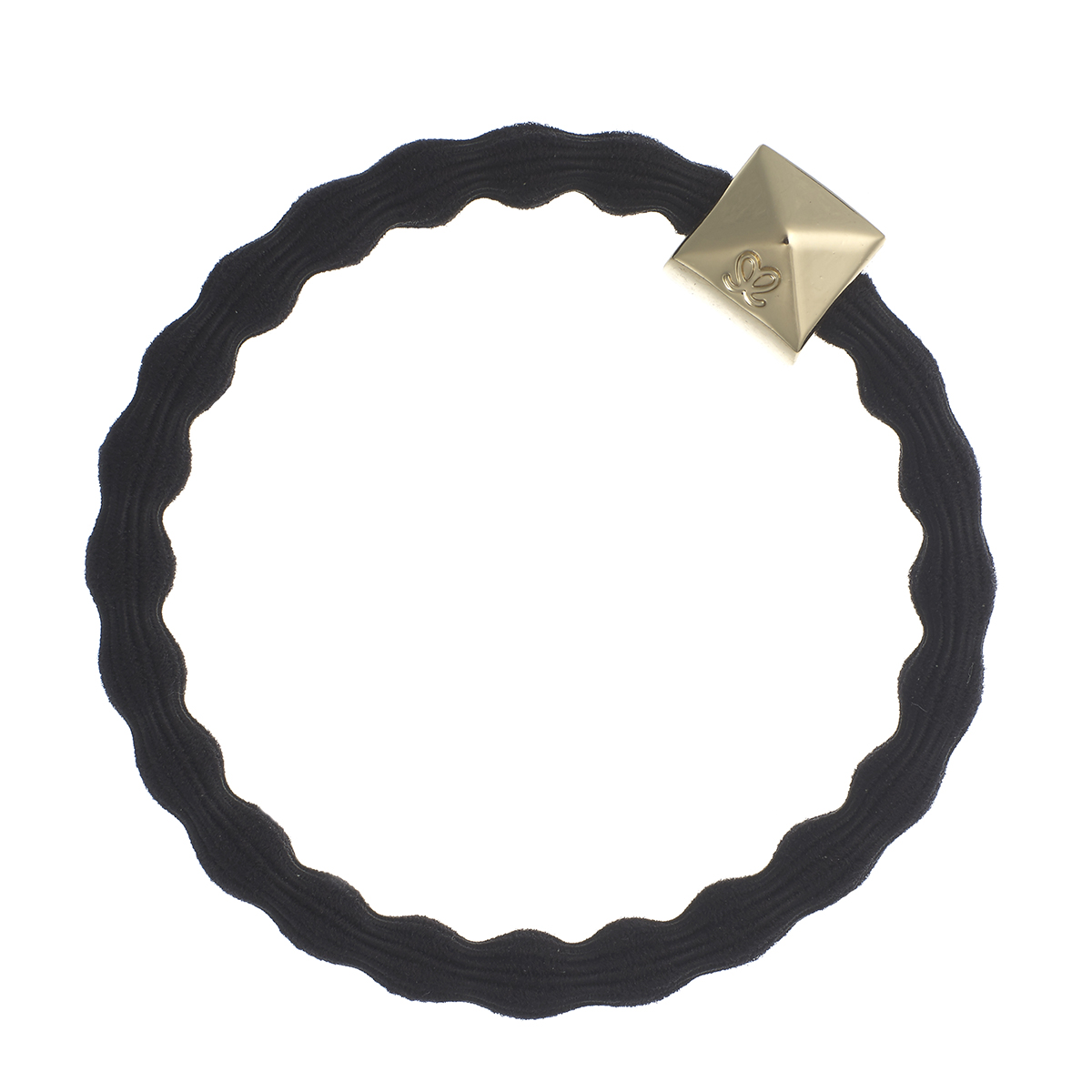 By Eloise London Gold Pyramid Stud Black (černá) By Eloise London