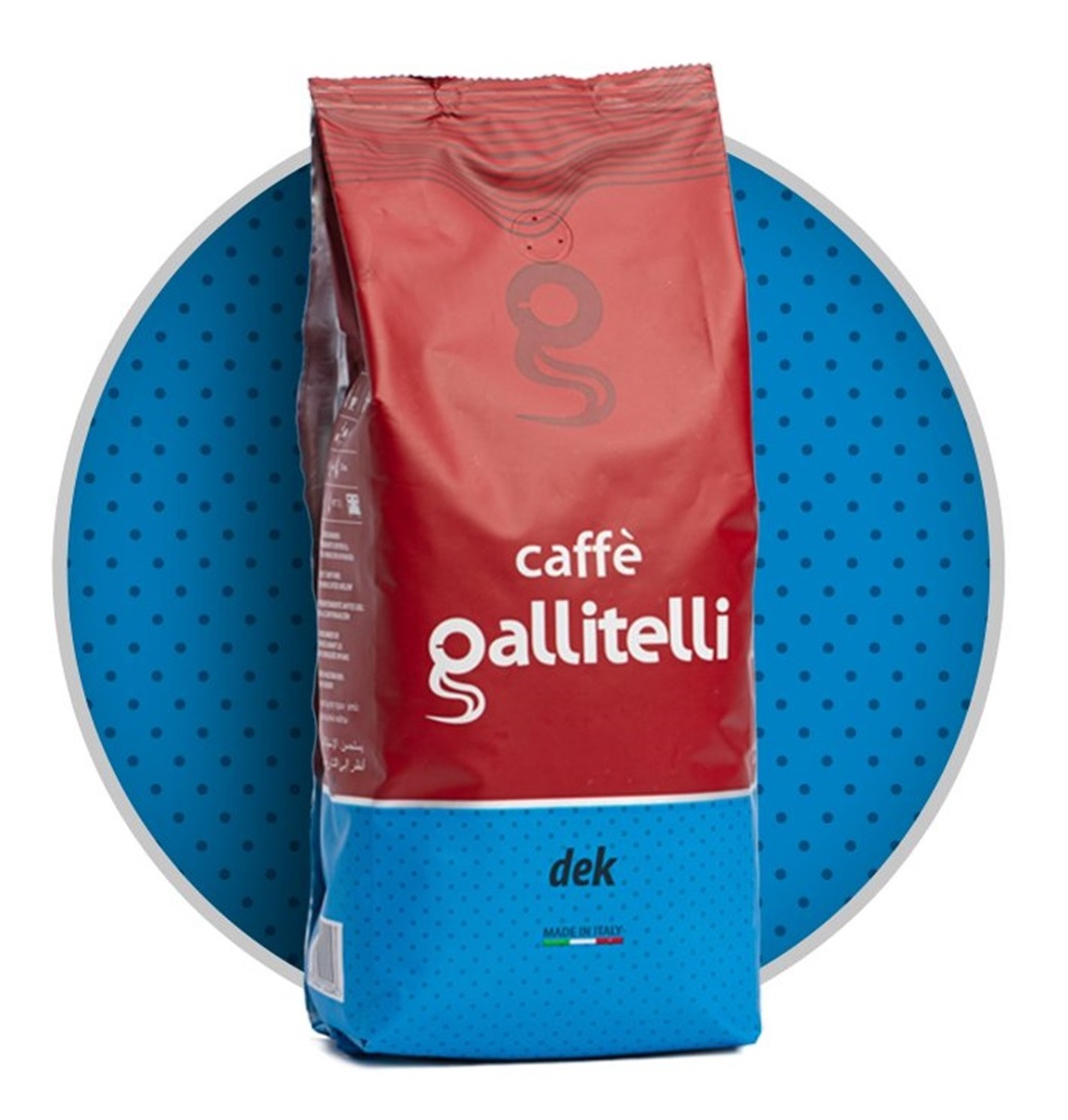 Caffe Gallitelli Dek 1 kg Bezkofeinová káva Caffe Gallitelli