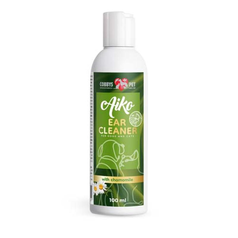 Cobbyspet AIKO EAR CLEANER FOR DOGS AND CATS 100ml ušní kapky na čištění uší psů Cobbys Pet