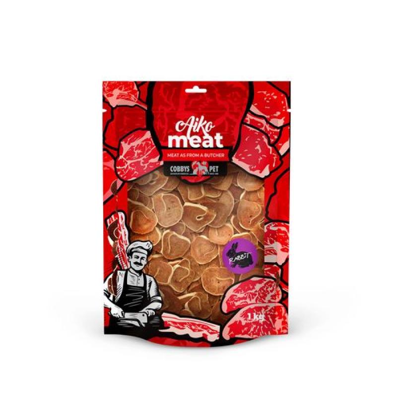 Cobbyspet AIKO Meat králičí sushi 1kg Cobbys Pet