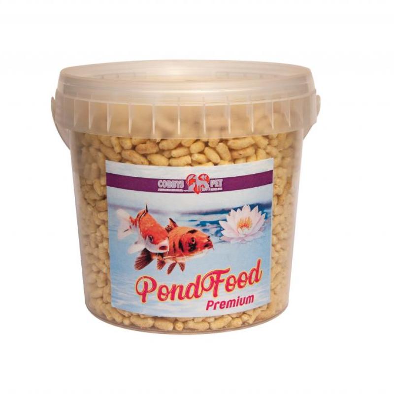 Cobbyspet POND STICKS NATUR 1l / 100g kbelík Cobbys Pet