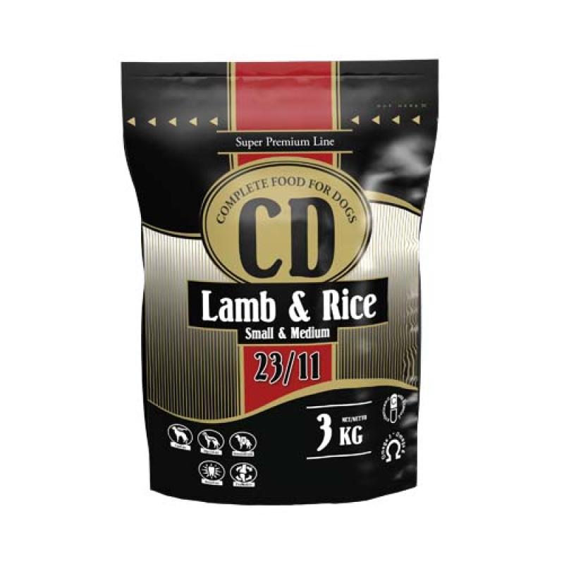 Delikan CD Adult Small and Medium 23/11 Lamb and Rice 3kg Delikan