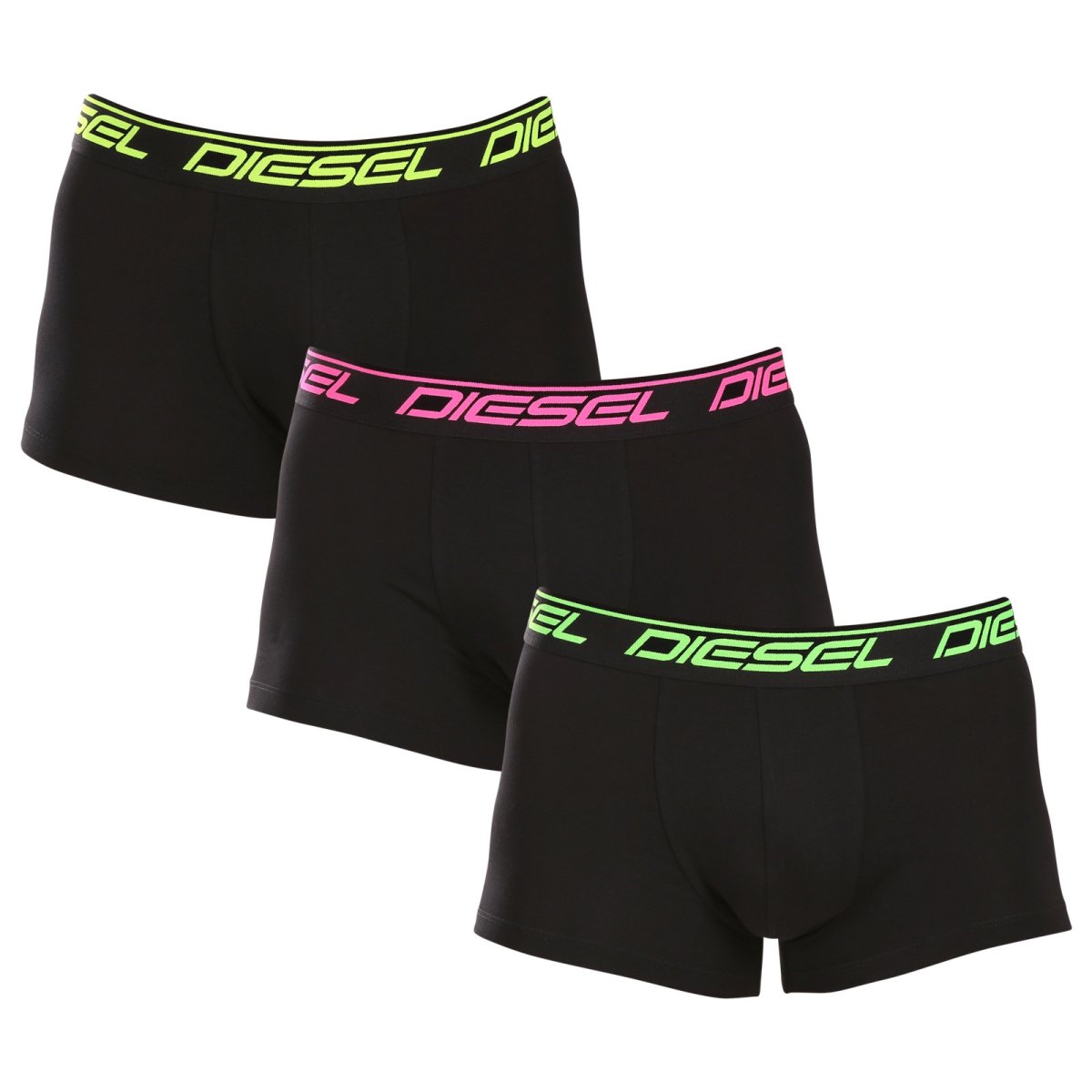 Diesel 3PACK pánské boxerky černé (00ST3V-0AMAF-E6818) M Diesel