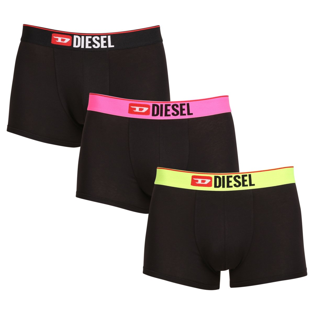 Diesel 3PACK pánské boxerky černé (00ST3V-0AMAI-E6821) L Diesel