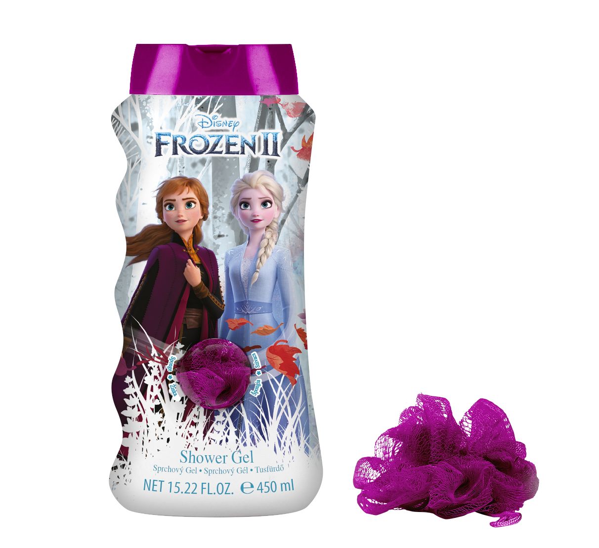 Disney Ledové Království sprchový gel 450 ml + žínka Disney