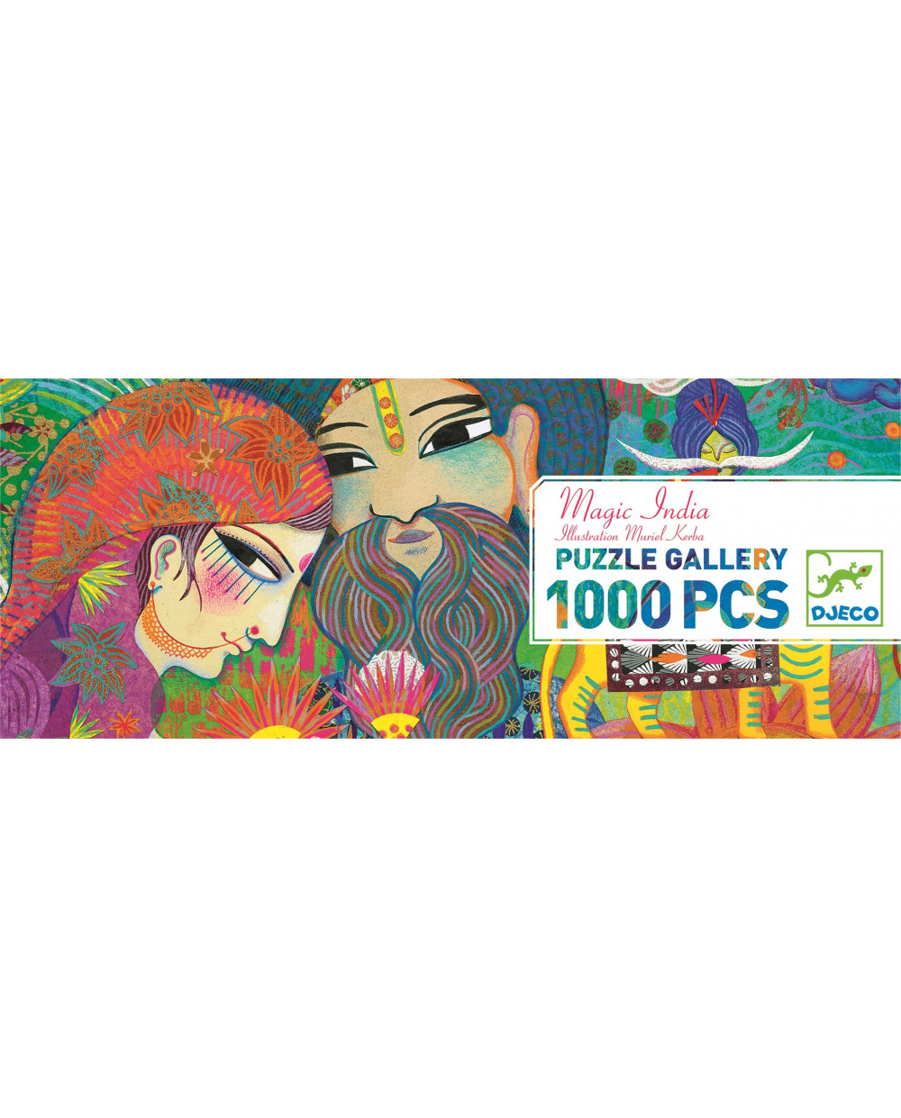 Djeco Puzzle Kouzelná Indie - 1000 pcs Djeco