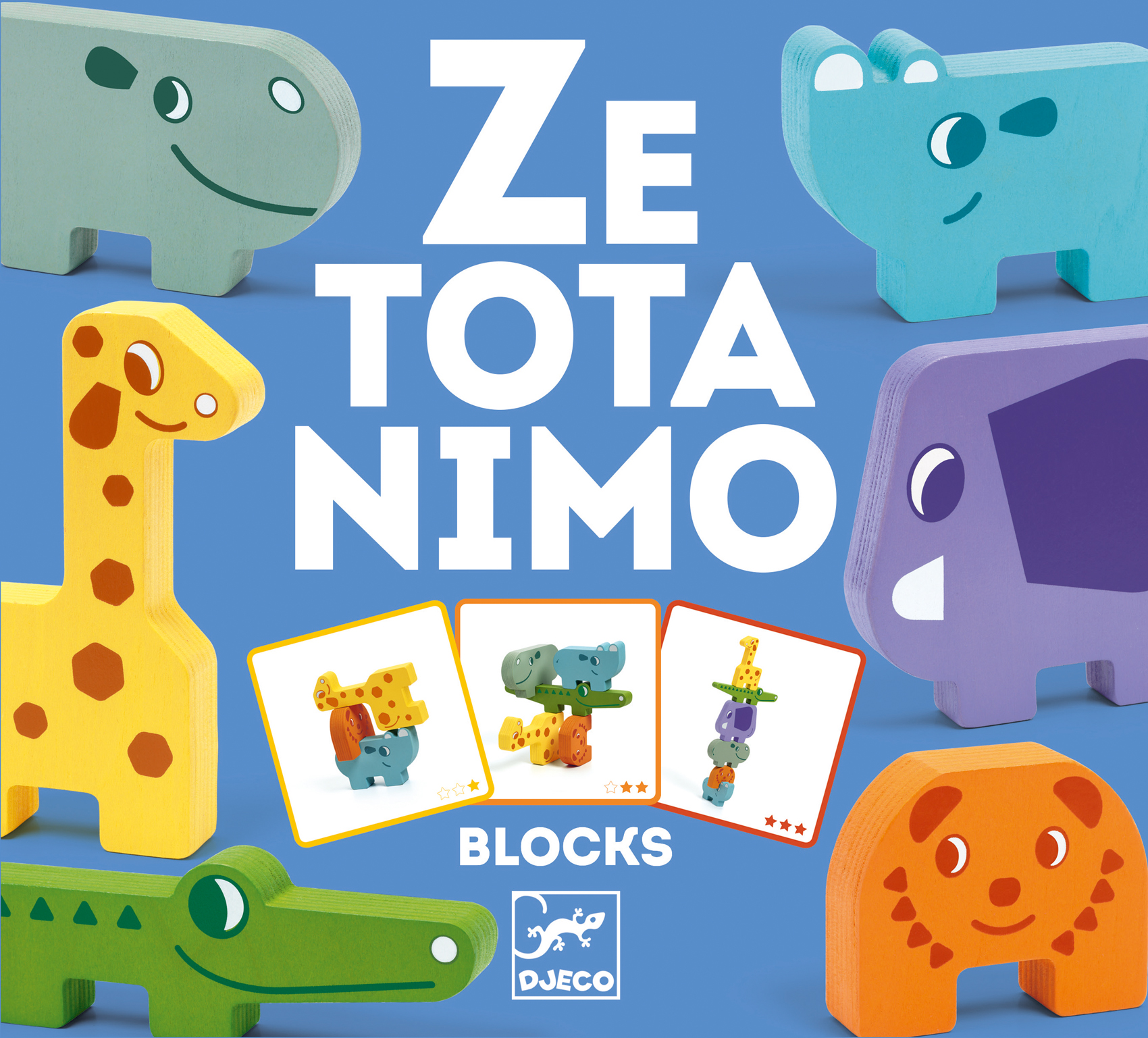 Djeco Puzzlové kostky zvířatka ze Zoo Djeco