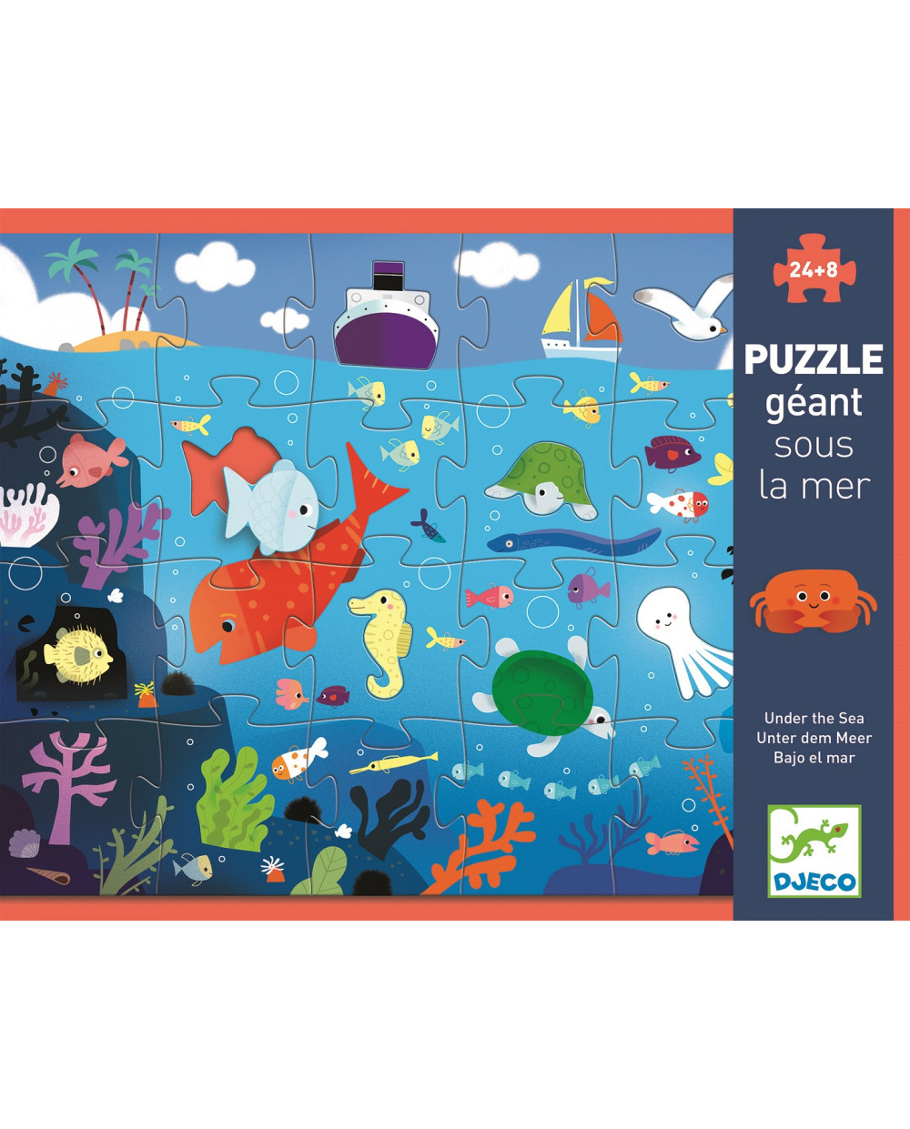 Djeco Velké puzzle Moře - 24 pcs Djeco