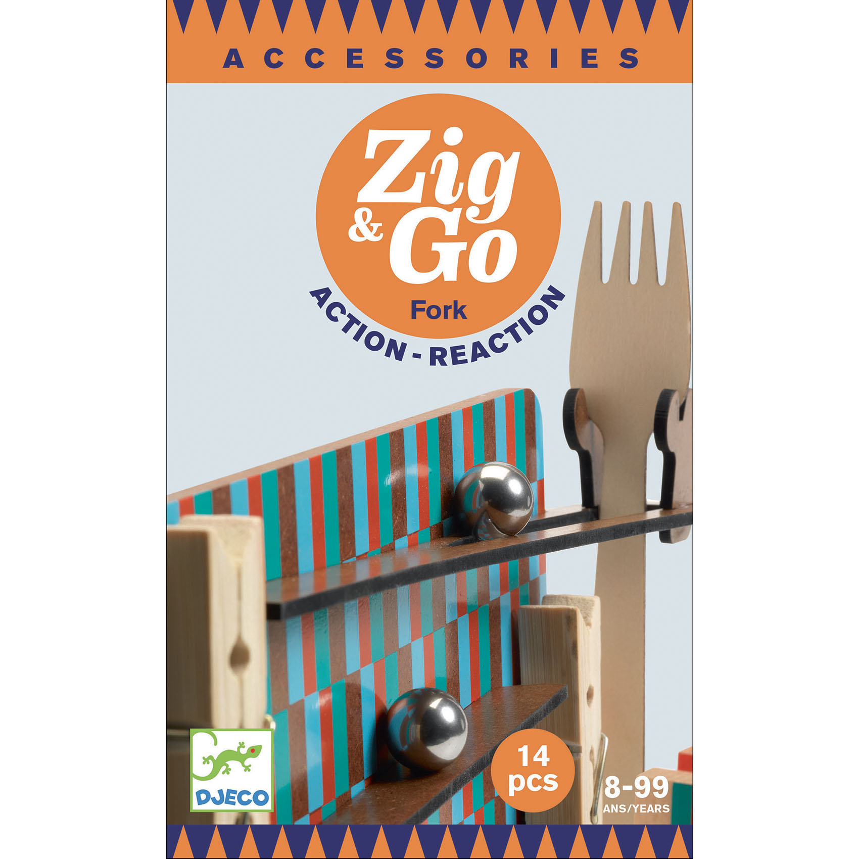 Djeco Zig & Go - Fork - 14 pcs Djeco