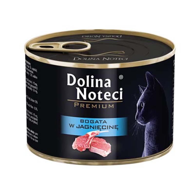 Dolina Noteci PREMIUM 185g bohaté na jehněčí maso pro kočky Dolina Noteci