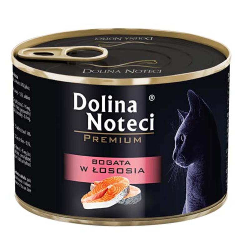 Dolina Noteci PREMIUM 185g bohaté na lososa pro kočky Dolina Noteci