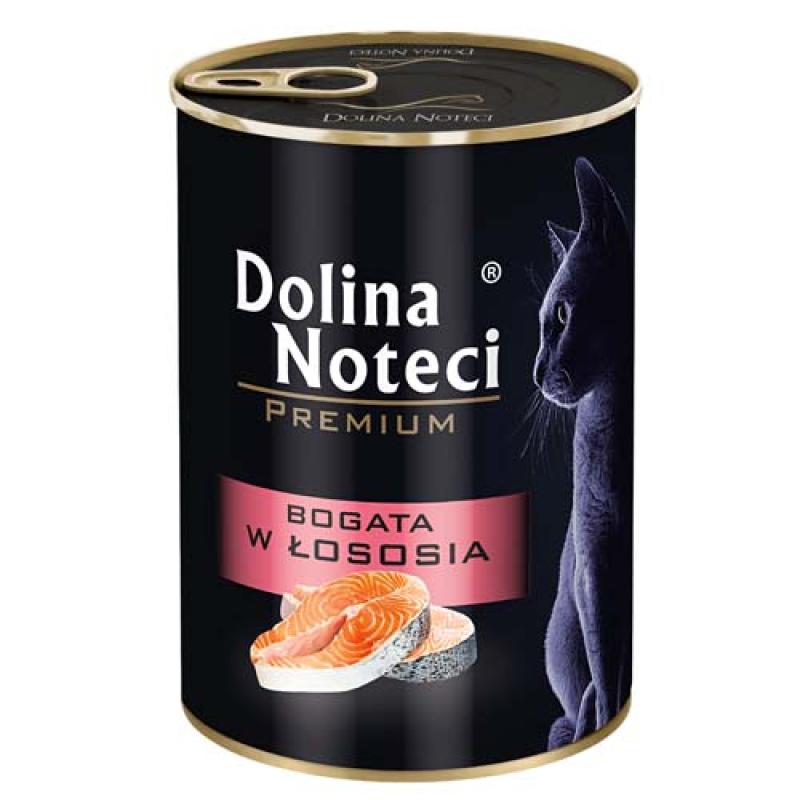 Dolina Noteci PREMIUM 400g bohaté na lososa pro kočky Dolina Noteci