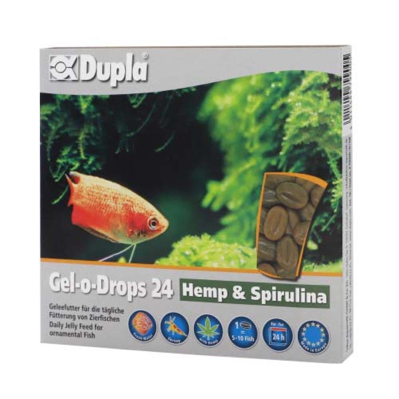 Dupla Gel-o-Drops 24-Hemp & Spirulina gélové krmivo pro okrasné ryby / konopí a sp Dupla