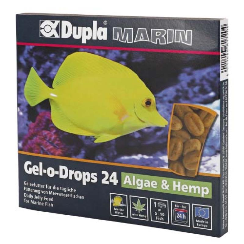 Dupla Marin Gel-o-Drops 24 Algae & Hemp - Želé krmivo pro mořské ryby -řasy a kon Dupla