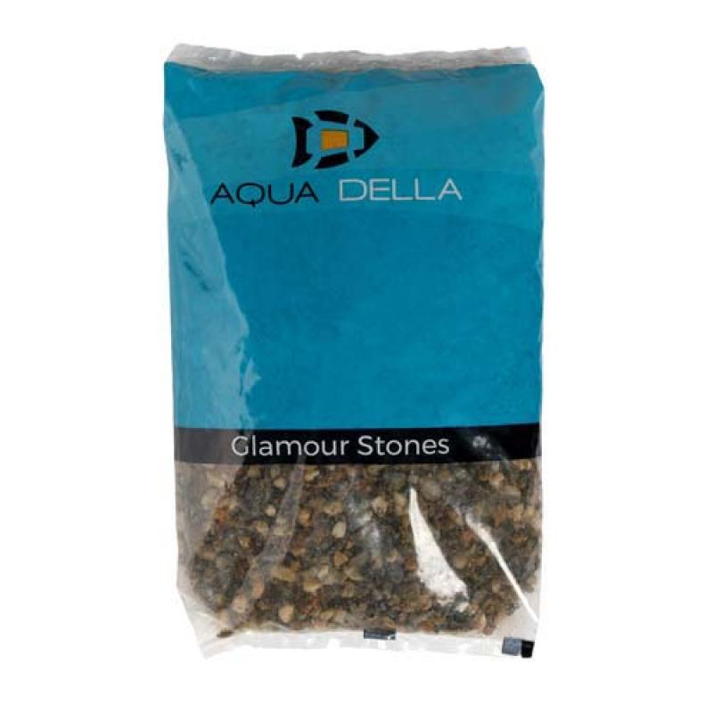 Ebi AQUA DELLA AQUARIUM GRAVEL dark coarse 3-6 mm  2kg štěrk do akvária Ebi