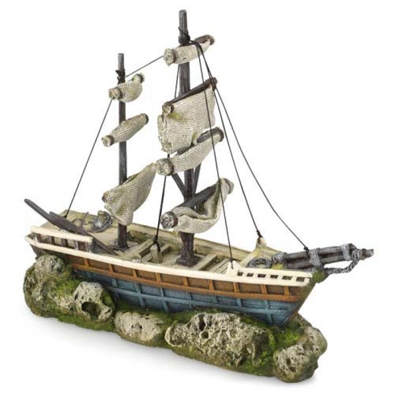 Ebi AQUA DELLA Boat with Sails 38 x 12