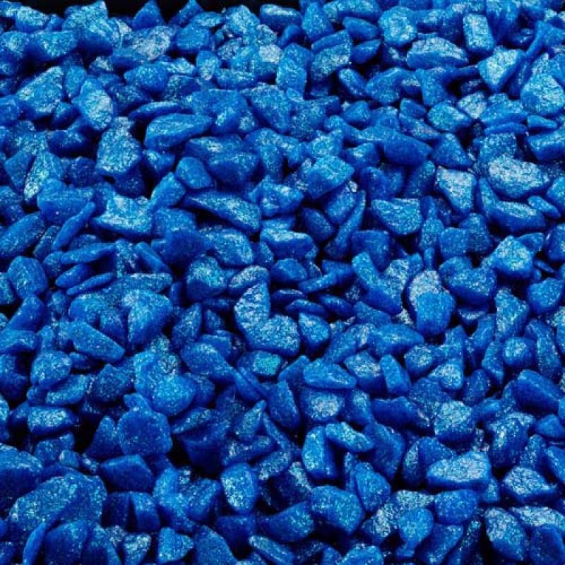 Ebi AQUA DELLA Glamour Stone 6/9mm 2kg OCEAN-BLUE -Barevný třpytivý štěrk do ak Ebi