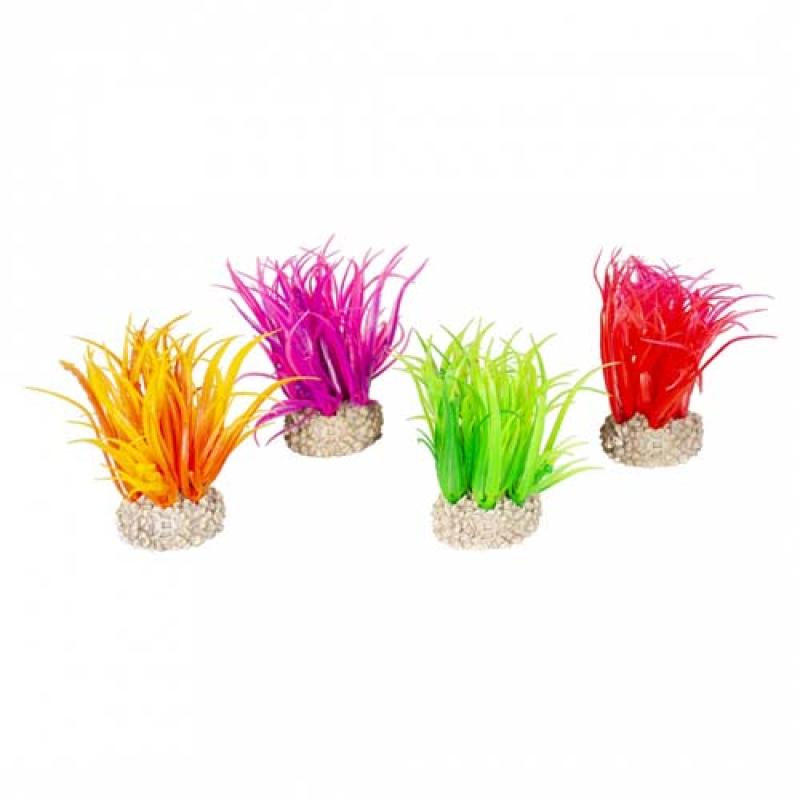 Ebi AQUA DELLA Rostlina umělá HAIR GRASS S mix farby 6cm 1ks Ebi