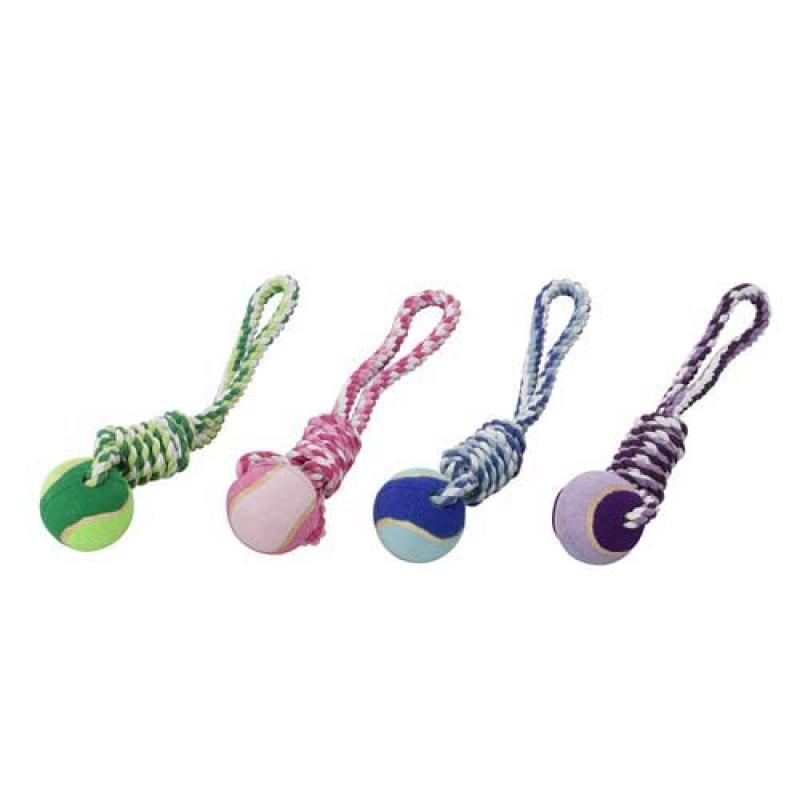 Ebi Cotton-Rope + Tennis ball 350g / 460mm M 1ks Ebi