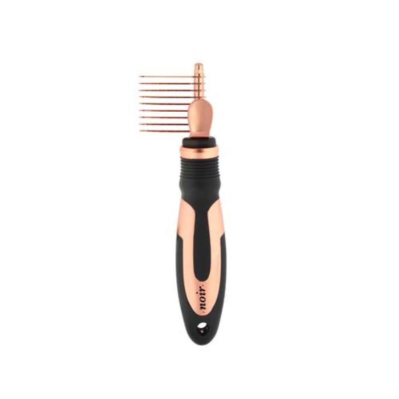 Ebi NOIR DEMATTING COMB 9 BLADES SMALL/w.THUMB REST/ca.17