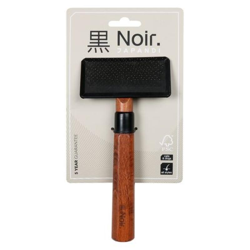 Ebi NOIR JAPANDI Kartáč k jemnému odstranění podsady a uvolněných chlupů M 1 Ebi