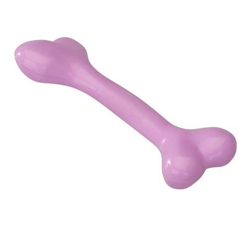 Ebi Rubber Bone 18cm Medium Strawberry s vůní jahod Ebi