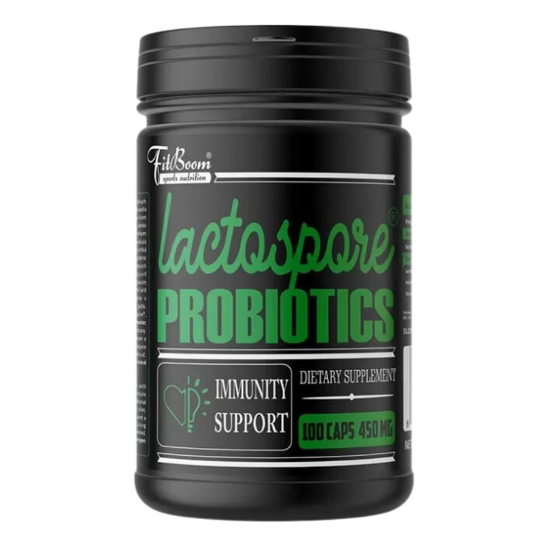 FitBoom LactoSpore Probiotics - 100 kapslí FitBoom