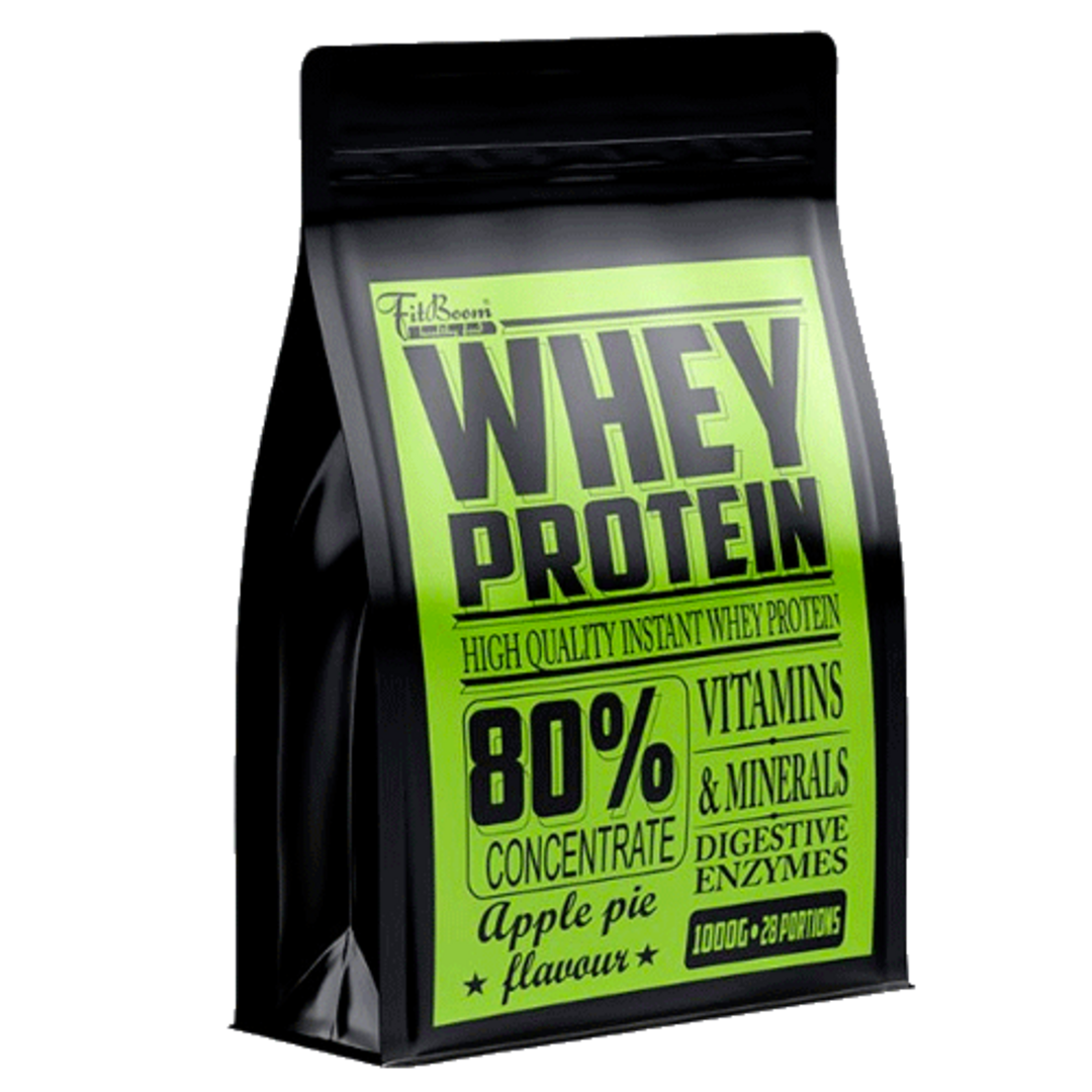 FitBoom Whey Protein 80% 1000g - banán FitBoom