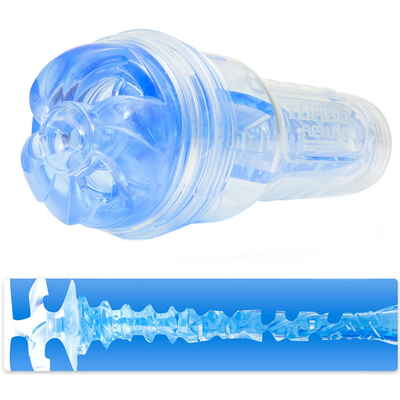 Fleshlight Turbo Thrust Blue Ice masturbátor (25 cm) Fleshlight