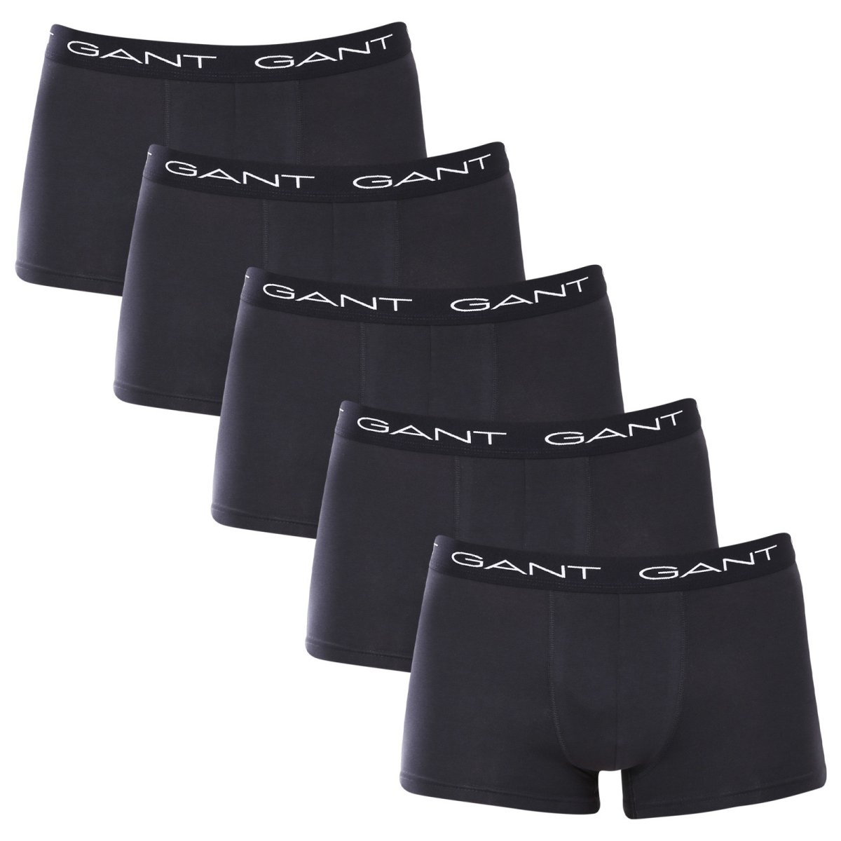 GANT 5PACK pánské boxerky černé (900015003-005) L GANT